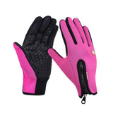 Plus Minus Co Winter Gloves Touch Screen Riding Motorcycle Sliding Waterproof Sports Gloves With Fleece, view 6