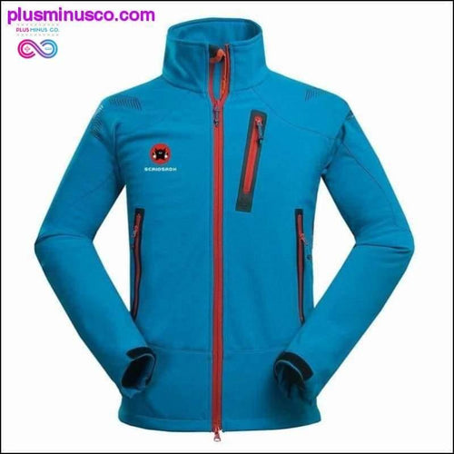 Plus Minus Co Winter Outdoor Male Soft shell Windbreaker Jacket Waterproof