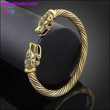 Plus Minus Co Wolf Head Bracelet Indian Jewelry Fashion Accessories Viking, view 2