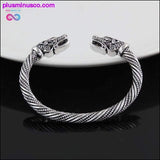 Plus Minus Co Wolf Head Bracelet Indian Jewelry Fashion Accessories Viking, view 5