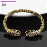 Plus Minus Co Wolf Head Bracelet Indian Jewelry Fashion Accessories Viking, view 6