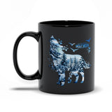 Plus Minus Co Wolf Moon Black Mugs,Cute Wolf Lover Gift, Animal Wolfdog, Howling Wolf Girls Costume, Present, Hoodie Sweatshirt, view 4