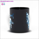 Plus Minus Co Wolf Moon Black Mugs, view 4