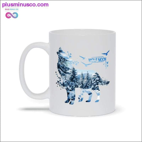 Plus Minus Co Wolf Moon Mugs