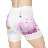 Plus Minus Co Women's Biker Shorts,  jogging, beach walk, Gym Shorts, Cycling, Workout, Sports wear, biker shorts, printed yoga short, plus size shorts, view 4