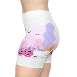 Plus Minus Co Women's Biker Shorts,  jogging, beach walk, Gym Shorts, Cycling, Workout, Sports wear, biker shorts, printed yoga short, plus size shorts, view 6