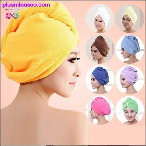 Plus Minus Co Women Bathroom Super Absorbent Quick-drying Thicker
