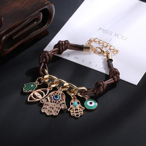 Plus Minus Co Women Bracelet Creative Evil Eye Bracelets Ladies Bangles