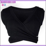 Plus Minus Co Women Casual Sleeveless Tank Tops Bandage Vest Crop Tops, view 5