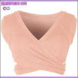 Plus Minus Co Women Casual Sleeveless Tank Tops Bandage Vest Crop Tops, view 6