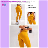 Plus Minus Co Women Fitness Running Yoga Pant Seamless Leggings, view 2
