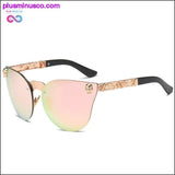 Plus Minus Co Gothic Sunglasses Skull Frame Metal Temple High Quality Sun, view 4