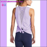 Plus Minus Co Women Gym Shirt Summer Yoga Tank Top Quick Dry Mesh Sport, view 2