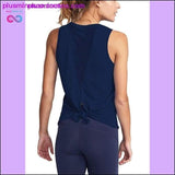 Plus Minus Co Women Gym Shirt Summer Yoga Tank Top Quick Dry Mesh Sport, view 4