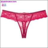 Plus Minus Co Women Low-Waist Thongs Underwear Sexy Comfortable Triangle, view 3