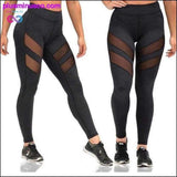 Plus Minus Co Women Mesh patchwork yoga/bodybuilding pant ||, view 4