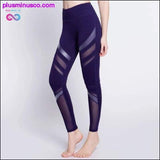 Plus Minus Co Women Mesh patchwork yoga/bodybuilding Pants Size XS-XL, view 4
