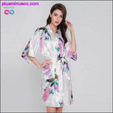 Plus Minus Co Bride Bridesmaid Wedding Party Robe Sleepwear Print Floral &, view 3