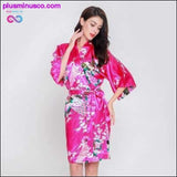 Plus Minus Co Bride Bridesmaid Wedding Party Robe Sleepwear Print Floral &, view 4