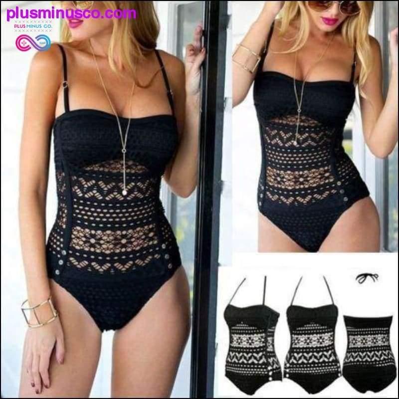 Plus Minus Co Women Plus Size One Piece Sexy Swimsuit