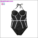 Plus Minus Co Women Plus Size One Piece Sexy Swimsuit, view 5