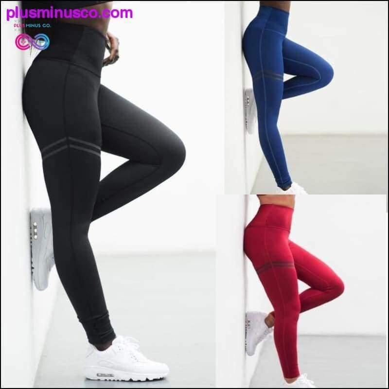 Plus Minus Co Women Running Tights Skinny Compression Joggers Gym Pants