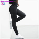 Plus Minus Co Women Running Tights Skinny Compression Joggers Gym Pants, view 4