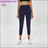 Plus Minus Co Women Side Pockets Naked Feeling Stretch Leggings, view 2