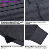 Plus Minus Co Women Side Pockets Naked Feeling Stretch Leggings, view 5