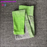 Plus Minus Co Women Yoga Sets Yoga Short Sleeve High Waist Sport Leggings, view 5