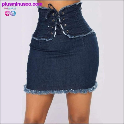 Plus Minus Co Women's Fashion Summer Skirts High Waist Solid Color Party