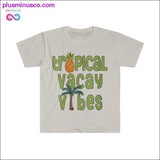 Plus Minus Co Women's Tropical Vacay Vibes Summer Cruise T-shirt, view 2