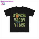 Plus Minus Co Women's Tropical Vacay Vibes Summer Cruise T-shirt, view 3