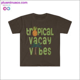 Plus Minus Co Women's Tropical Vacay Vibes Summer Cruise T-shirt, view 4