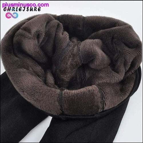 Plus Minus Co Plus Size soft and super high-quality Velvet Winter Leggings