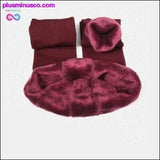 Plus Minus Co Plus Size soft and super high-quality Velvet Winter Leggings, view 2