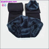 Plus Minus Co Plus Size soft and super high-quality Velvet Winter Leggings, view 6
