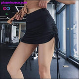 Plus Minus Co Women's Push up Fitness Short High Waist Sports Skirt at, view 3