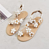 Plus Minus Co Women's Sandals plus Size 35-43 Summer Flat Shoes Flat Heel Women's Sandals, view 2