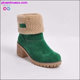 Plus Minus Co Women's Shoes Snow boots Ladies Winter Flock Warm Boots, view 4
