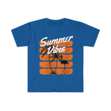 Plus Minus Co Women's Souvenir I Vacation I Retro Flamingo Island I Summer Vibes T-Shirt, view 6