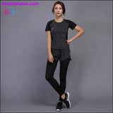 Plus Minus Co Women's Sportswear Yoga Set Fitness Gym Clothes Running, view 6