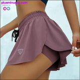 Plus Minus Co Women's Summer Running Shorts || PlusMinusco.com, view 3