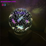 Plus Minus Co Wood colorful 3d Light Magic Projector ball USB powered, view 4
