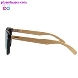Plus Minus Co Wooden Sunglasses For Women Fashion Brand Designer UV400, view 3