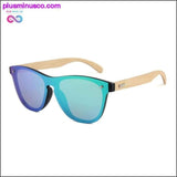 Plus Minus Co Wooden Sunglasses For Women Fashion Brand Designer UV400, view 4