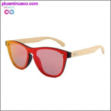 Plus Minus Co Wooden Sunglasses For Women Fashion Brand Designer UV400, view 6