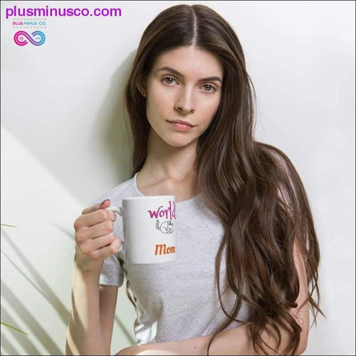 Plus Minus Co World's Best Cat Mom Mug | Mom Gift Idea | Gift For Cat Mom