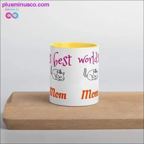 Plus Minus Co World's Best Cat Mom Mug | Mom Gift Idea | Gift For Cat Mom