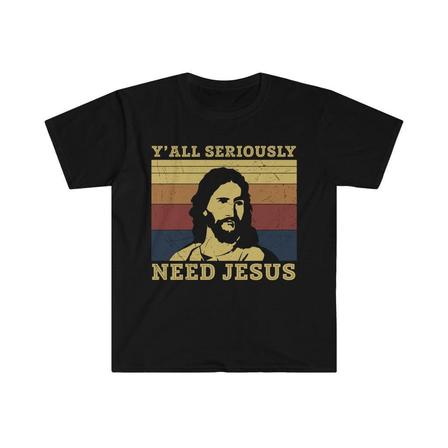 Plus Minus Co Y'all seriously need Jesus, Y'all Need Jesus Shirt, Cute Jesus Shirt, Southern Girl Gift, Yall Need Jesus Shirt, Funny Women's Shirt